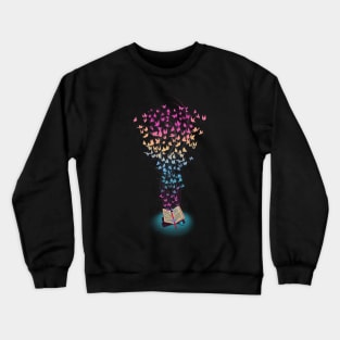 Origami of Books Crewneck Sweatshirt